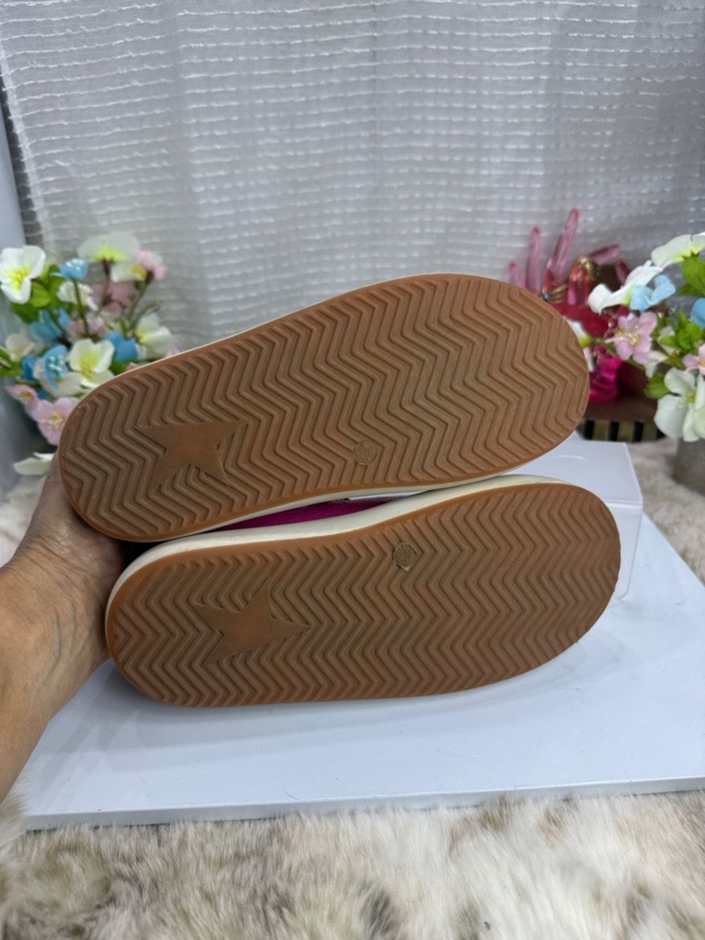 (T5) Glitter sneakers for girls, lightweight & non slip, 34EU/4US litle girls - Picture 11 of 14